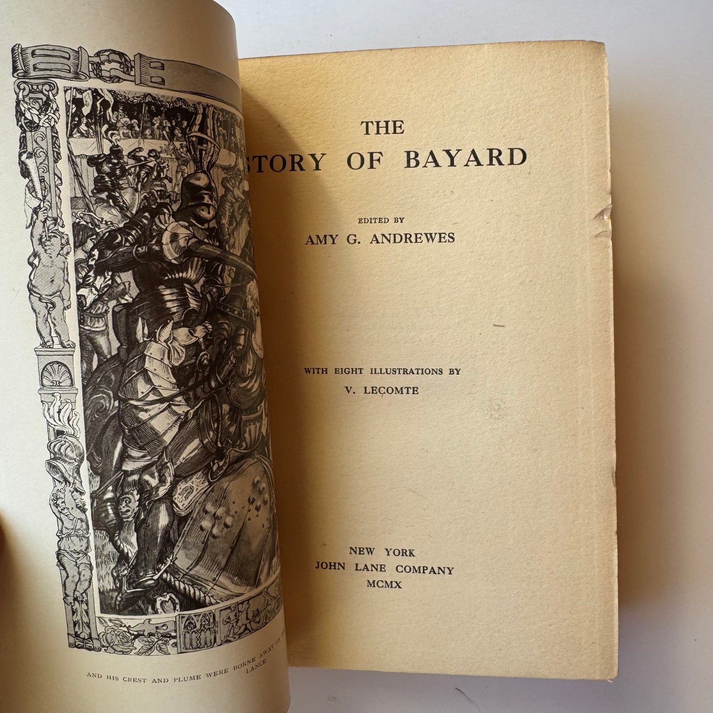 The Story of Bayard, 1910, Hardcover, John Lane Co