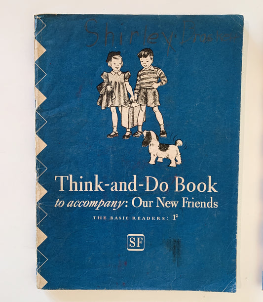 Think and Do Book, Our New Friends, Fun With Dick and Jane Softcover School Workbooks