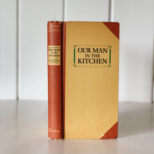 Our Man in the Kitchen is Hyman Goldberg, 1964, Signed by Author, Hardcover with DJ