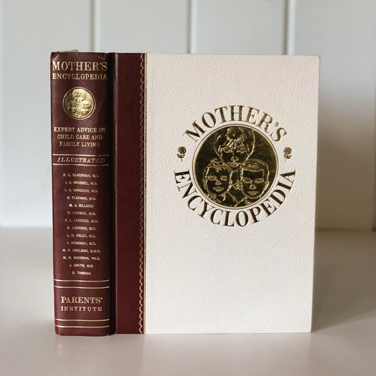Mother's Encyclopedia, Illustrated Vintage 1969 Parenting Guide, Hardcover