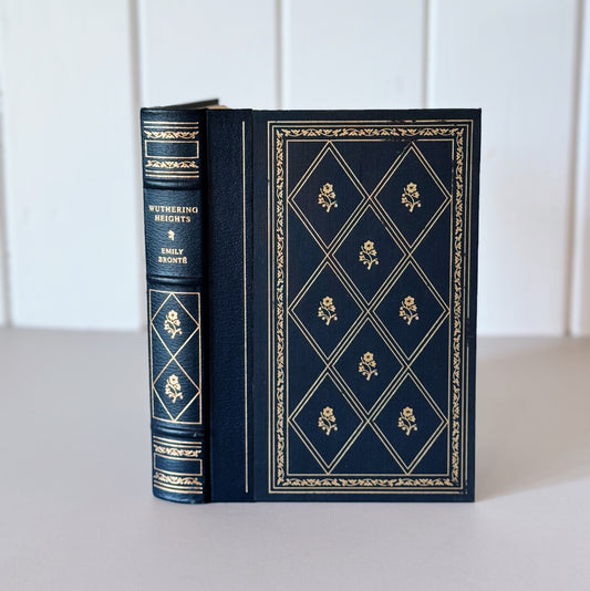 Wuthering Heights, Emily Bronte, Franklin Library, Ornate Leather Book 1979