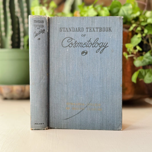 Standard Textbook of Cosmetology, Retro Mid Century 1947 Hardcover School Book