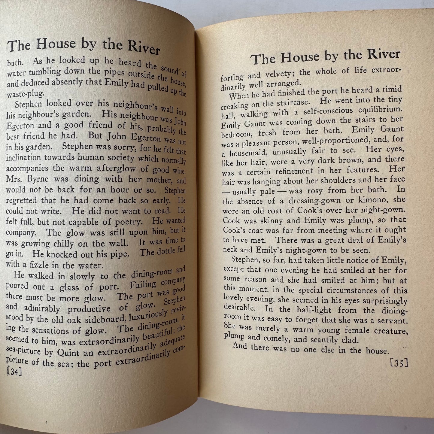 The House by the River, A.P. Herbert, 1921 Second Printing Hardcover