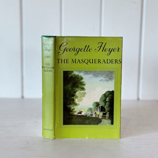 The Masqueraders, Georgette Heyer, 1967, Hardcover, Regency Romance