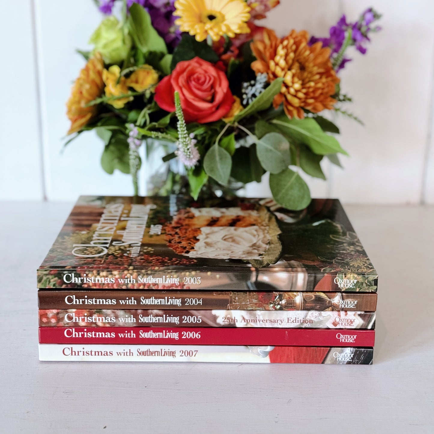 Southern Living Christmas Book Bundle, Vintage and Modern