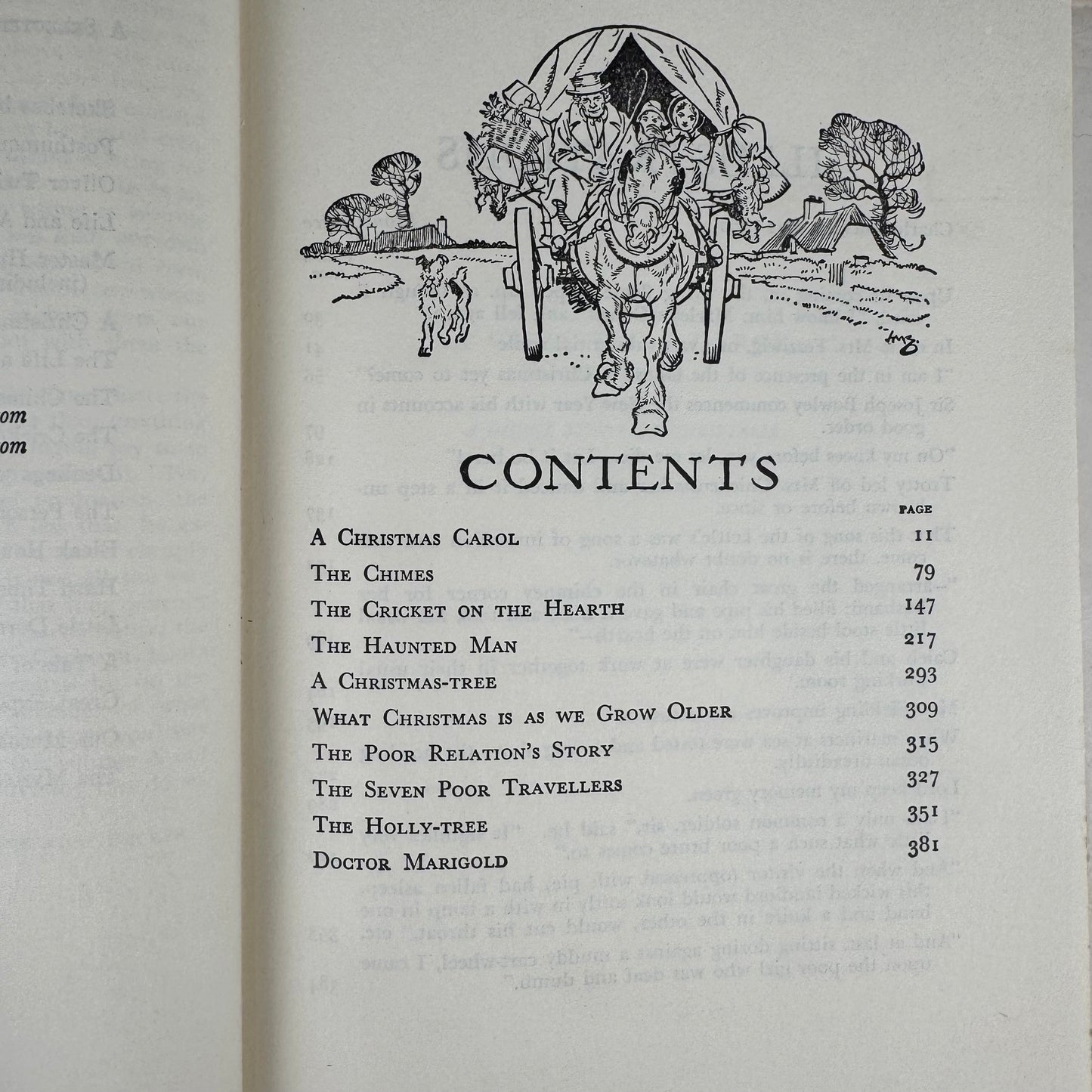 Christmas Tales by Charles Dickens, Great Illustrated Classics, 1941 Hardcover
