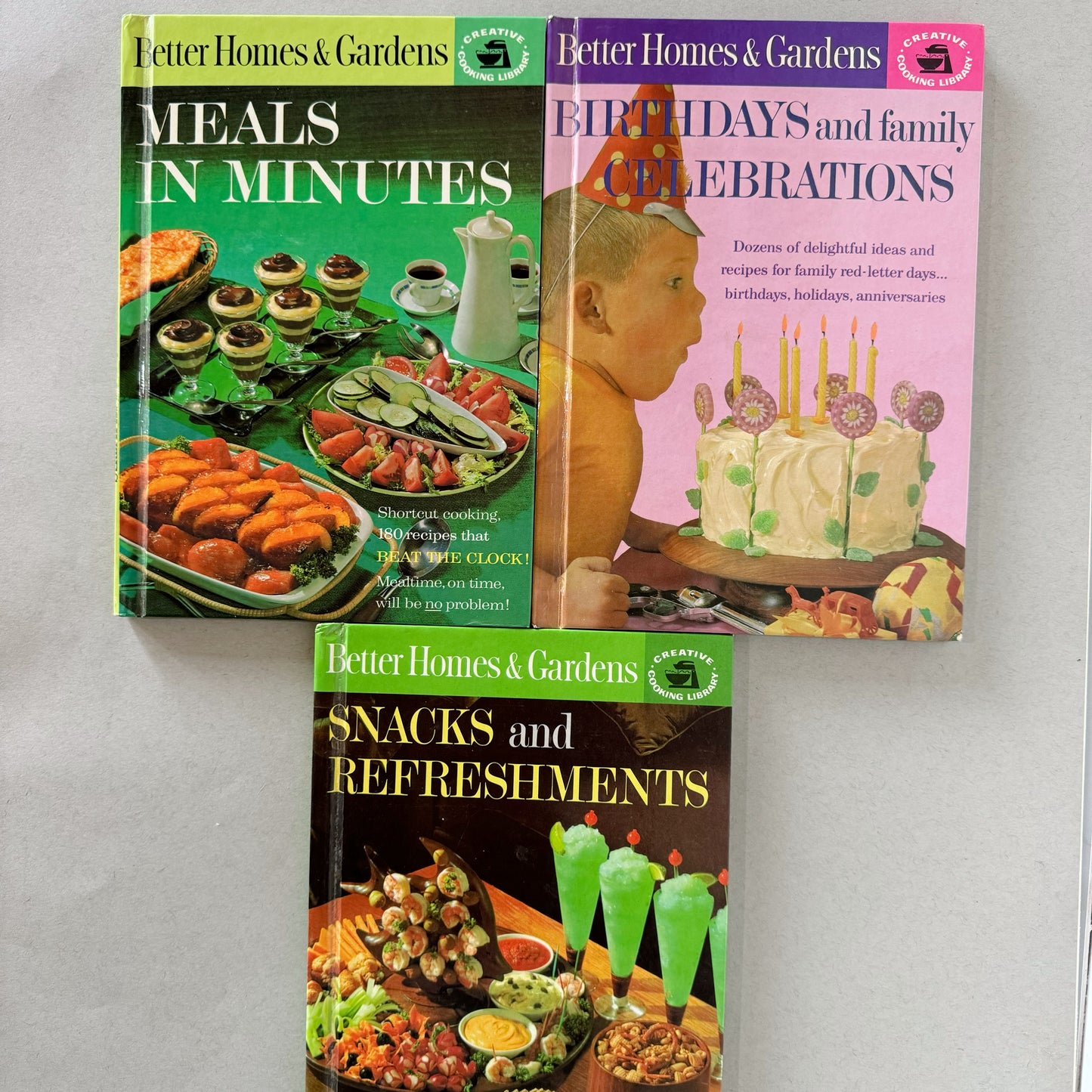 Better Homes and Gardens Creative Cooking Library Set is Slipcase, 1963