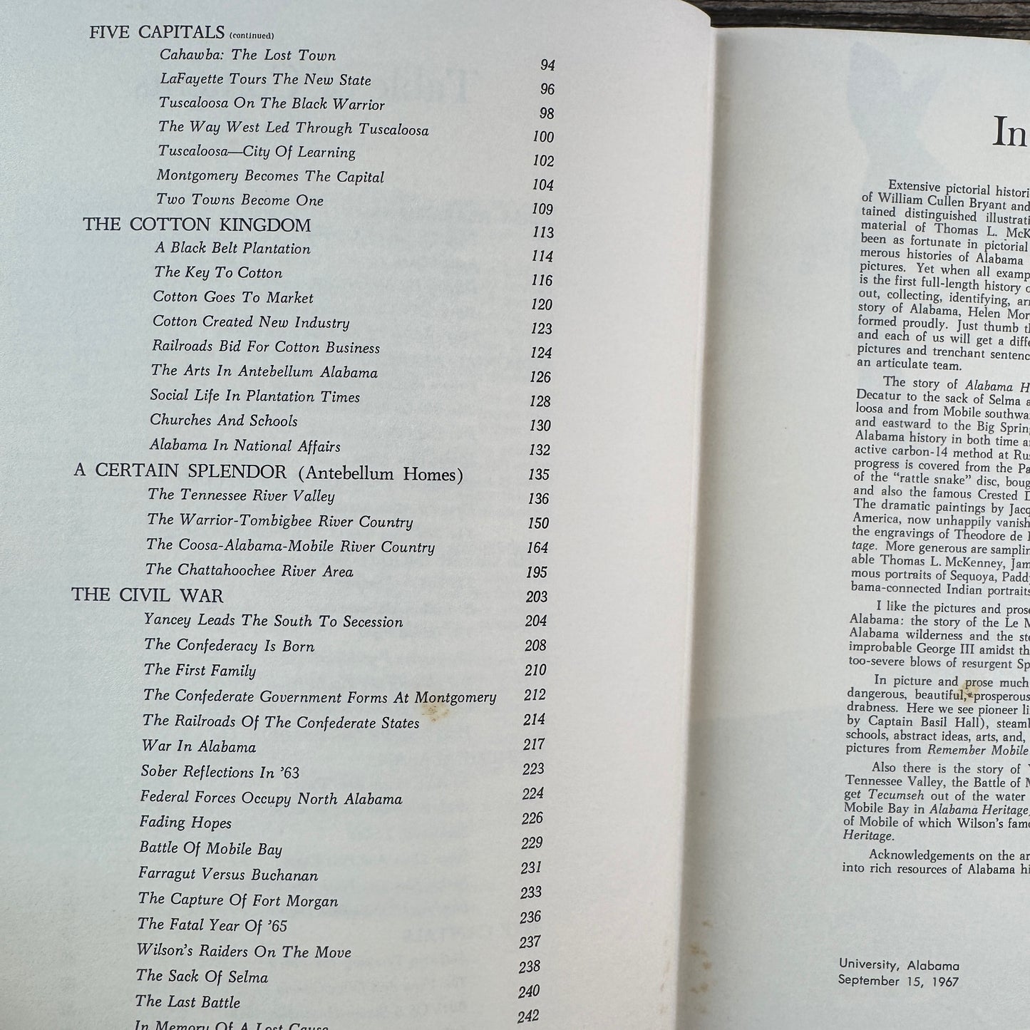 Alabama Heritage Illustrated, 1967, Alabama History Book