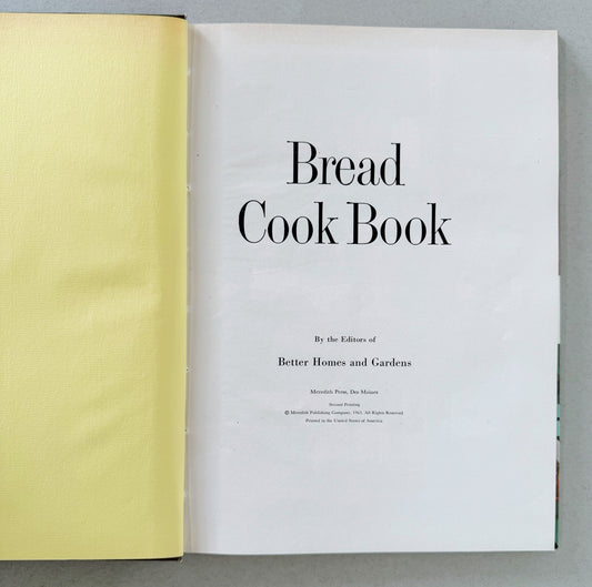 Better Homes and Gardens Bread Cook Book, 1963