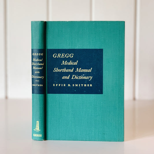 Gregg Medical Shorthand Manual and Dictionary, 1953 Hardcover