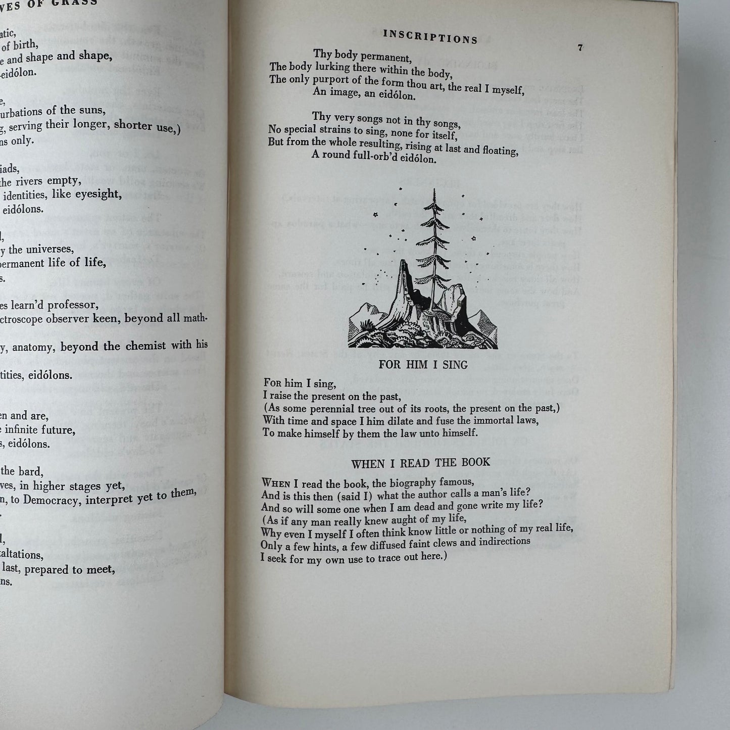 Leaves of Grass, Walk Whitman, Heritage Press, Rockwell Kent Illustrations