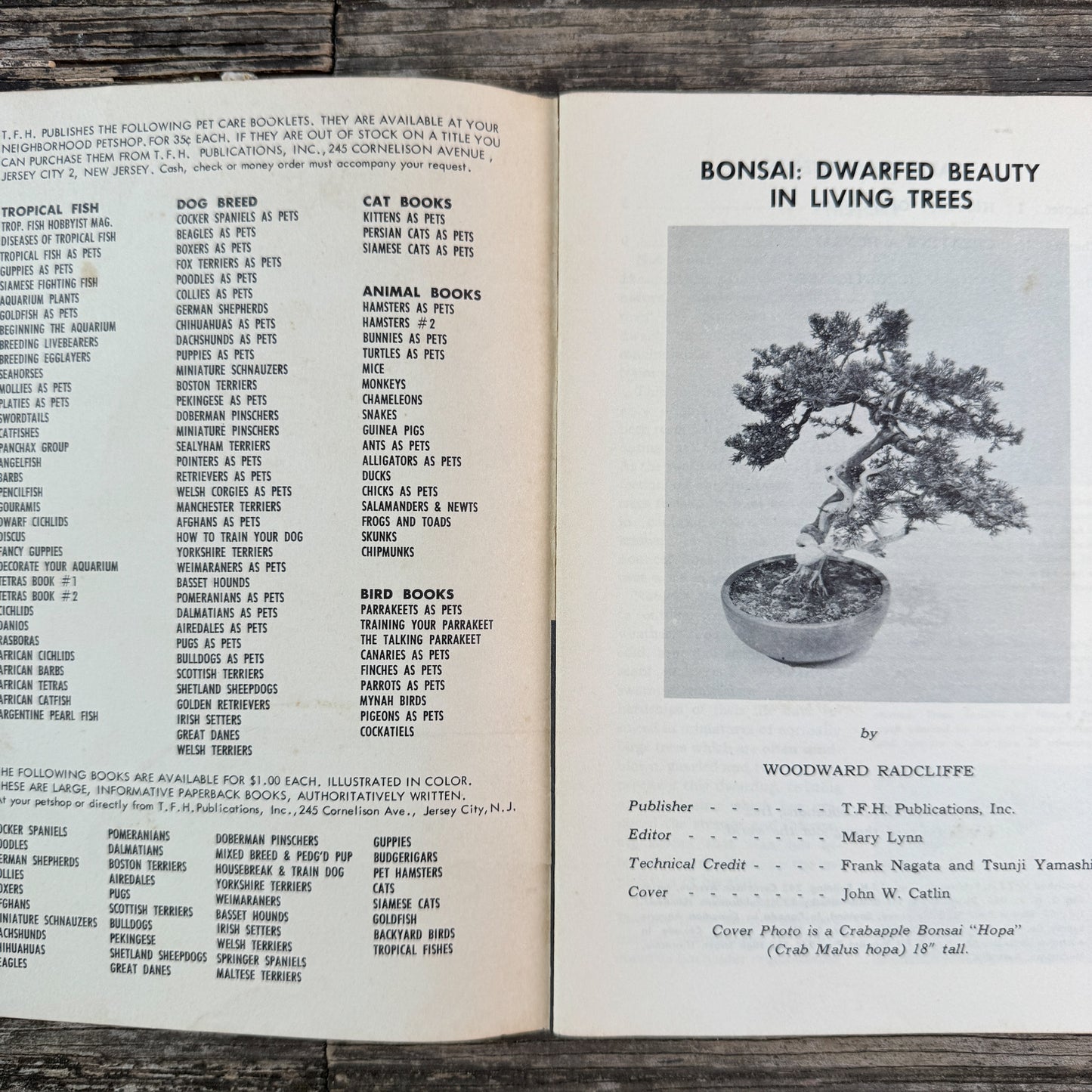Bonsai, Mid Century Paperback, 1961