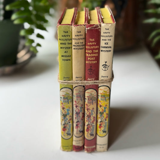 The Happy Hollisters, Jerry West, Set of 4 Vintage Children's Books