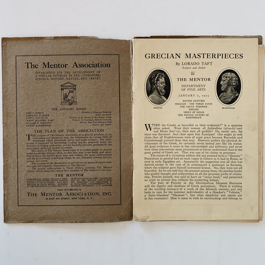 The Mentor: Grecian Masterpieces, January 1, 1915