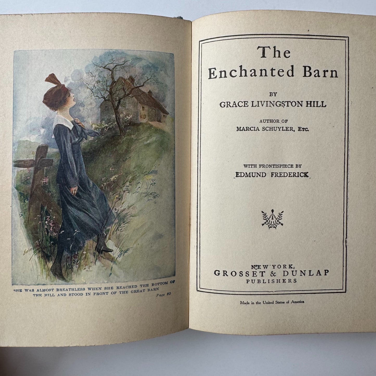 The Enchanted Barn, Grace Livingston Hill, 1918 Hardcover