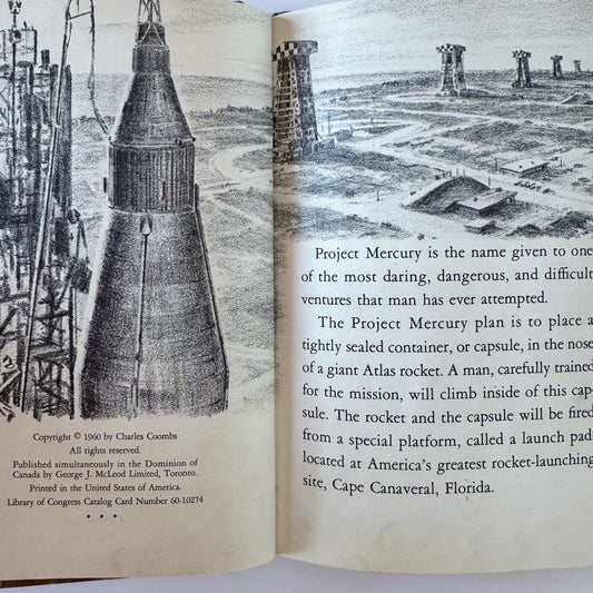 Project Mercury, Charles Coombs, 1960, Illustrated Children's Illustrated Book