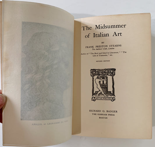 The Midsummer of Italian Art, Raphael, Michelangelo, Davinci, Rubens, Correggio, Antique 1911