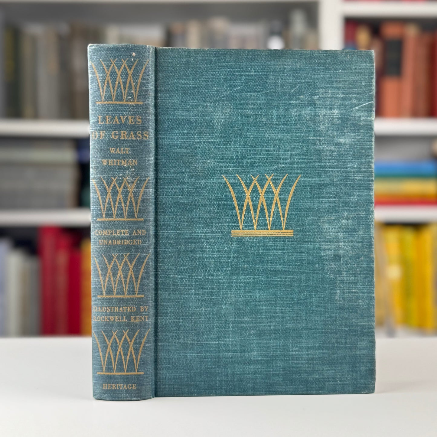Leaves of Grass, Walk Whitman, Heritage Press, Rockwell Kent Illustrations