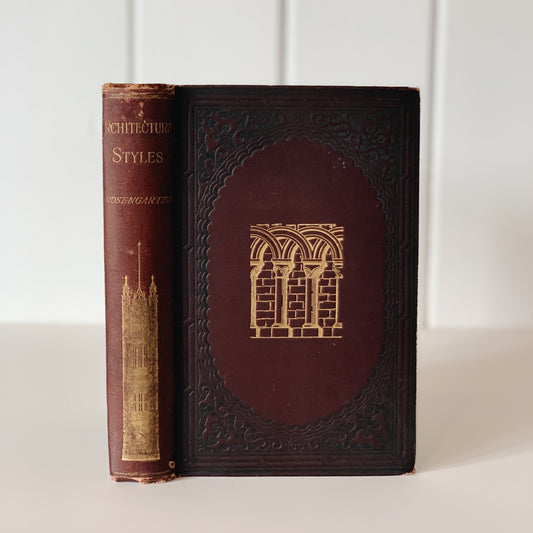 A Handbook of Architectural Styles, 1901, Profusely Illustrated, Antique Hardcover
