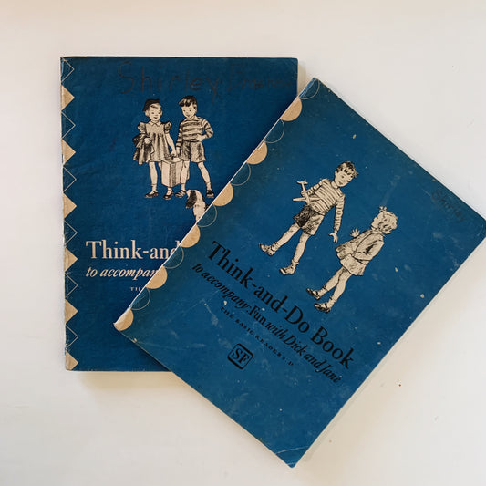 Think and Do Book, Our New Friends, Fun With Dick and Jane Softcover School Workbooks