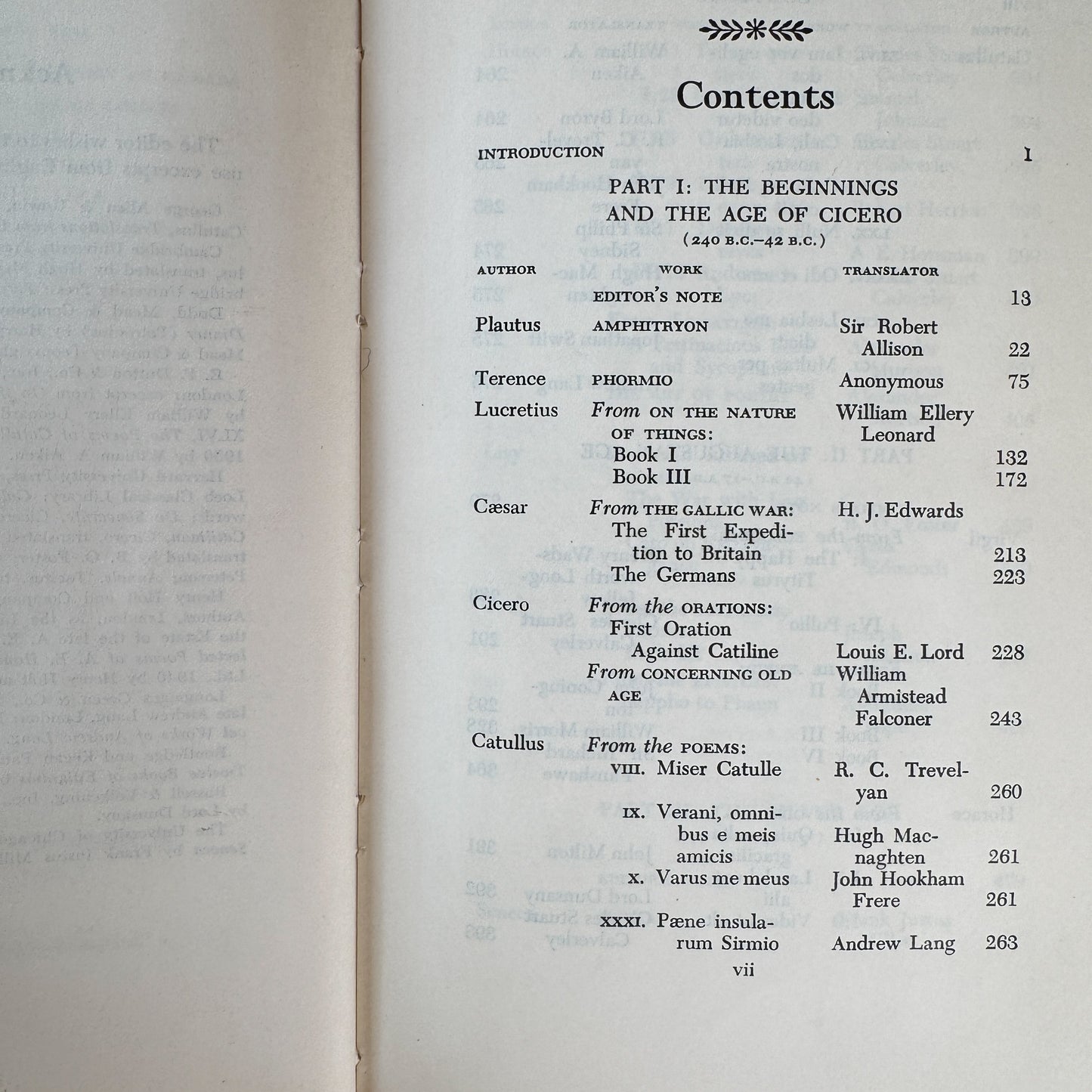 The Portable Roman Reader, The Culture of the Roman State, Basil Davenport, 1967