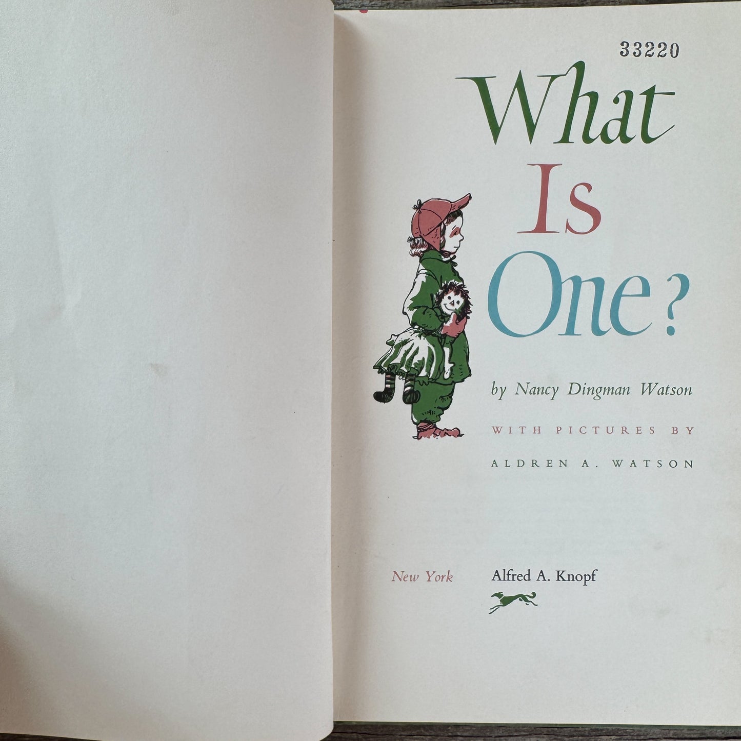 What Is One?, Nancy Dingman Watson, 1954