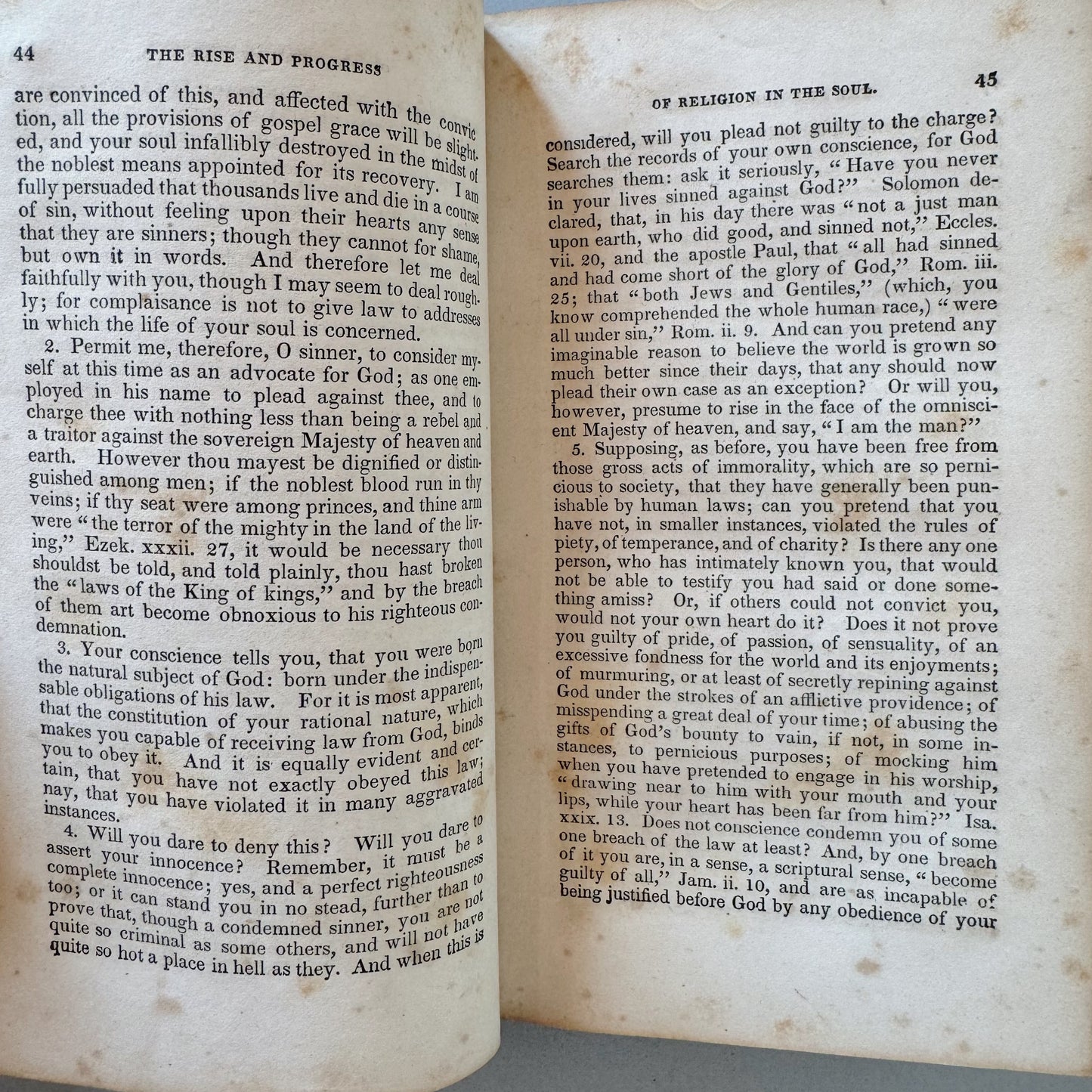 The Rise and Progress of Religion in the Soul, Philip Doddridge, Ornate Antique 1800s Edition