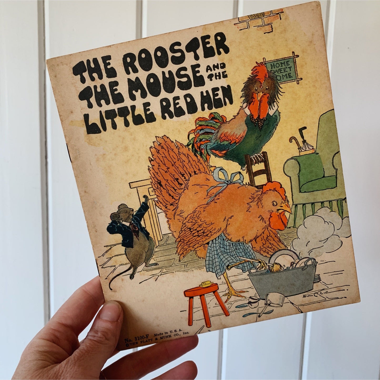 The Rooster, The Mouse, and the Little Red Hen, Platt & Munk Paperback, 1932