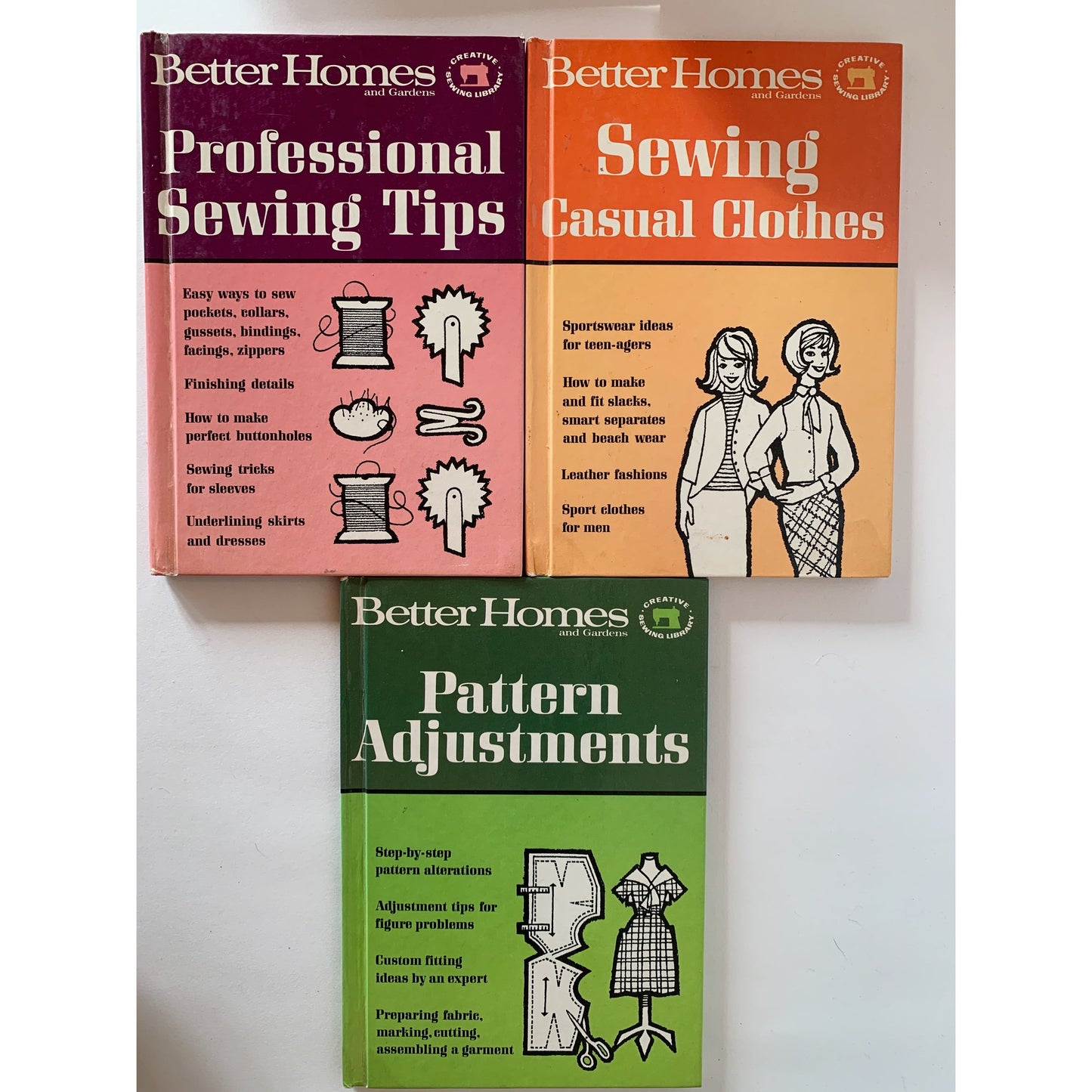 Better Homes and Gardens Sewing Books 1966 Hardcovers
