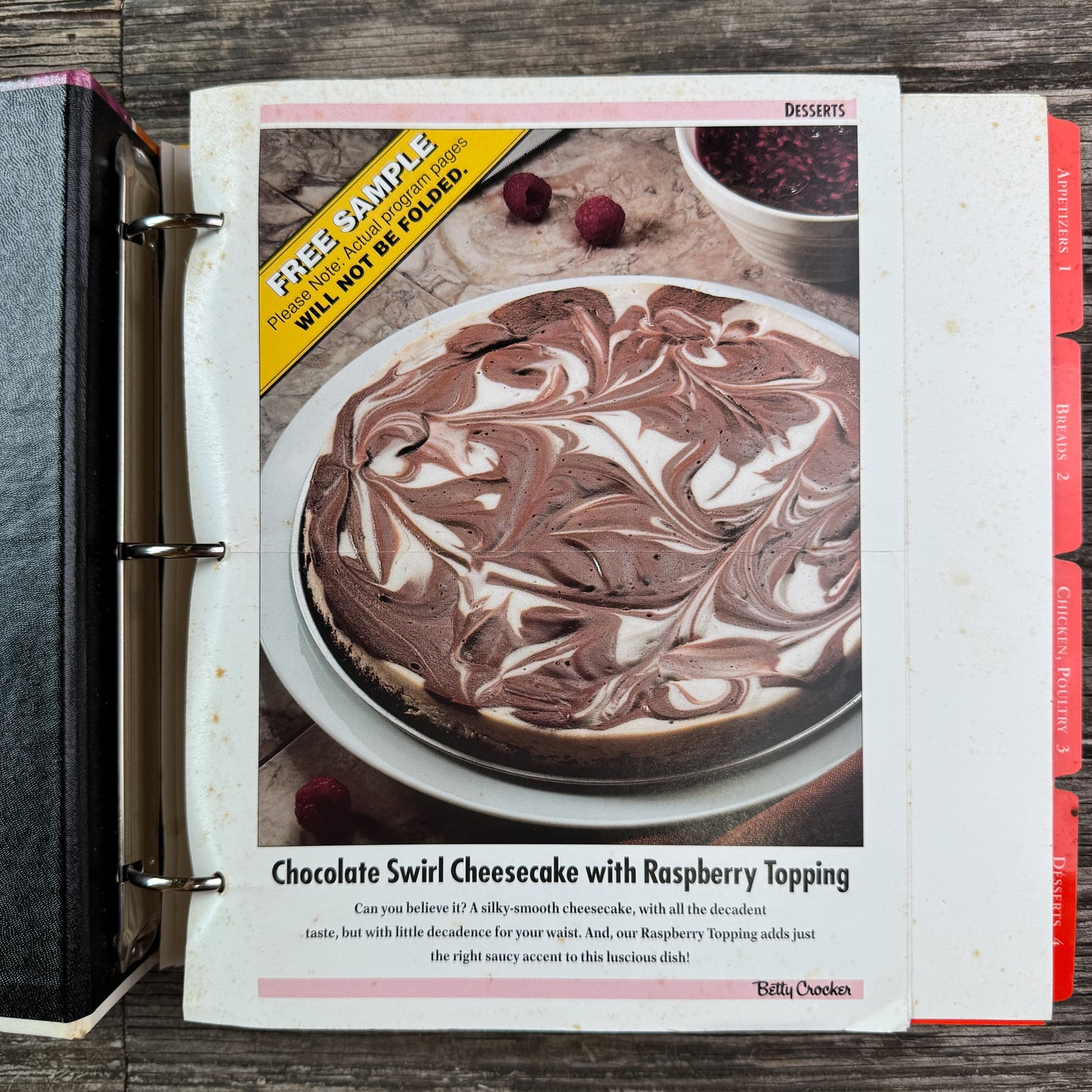 McCall’s Cooking School, Large Binder Book, 1992