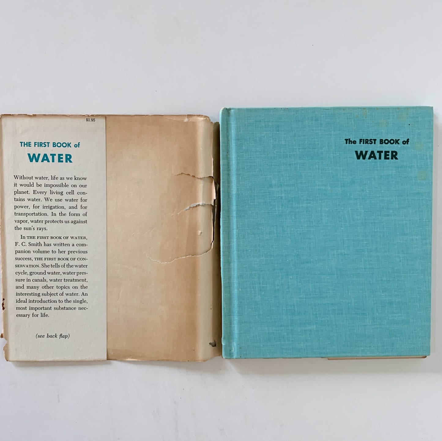 The First Book of Water, F. C. Smith, 1959 Hardcover with DJ