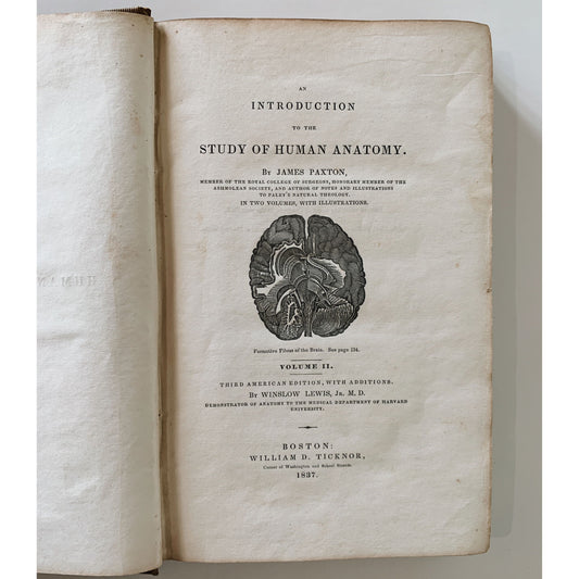 An Introduction to the Study of Human Anatomy, James Paxton, 1837, Volume II