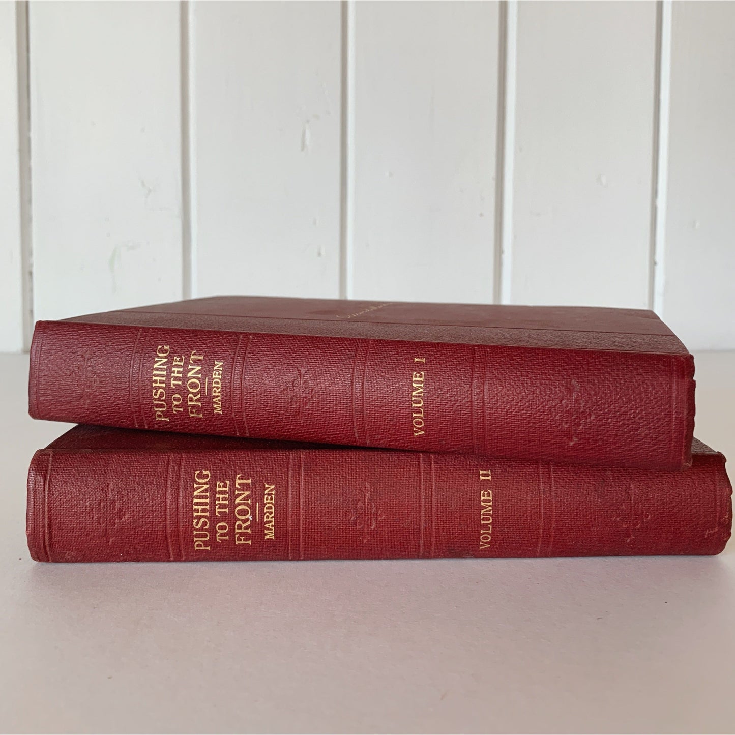 Pushing to the Front, Orison Swett Marden, Antique 1911 Two-Volume Set