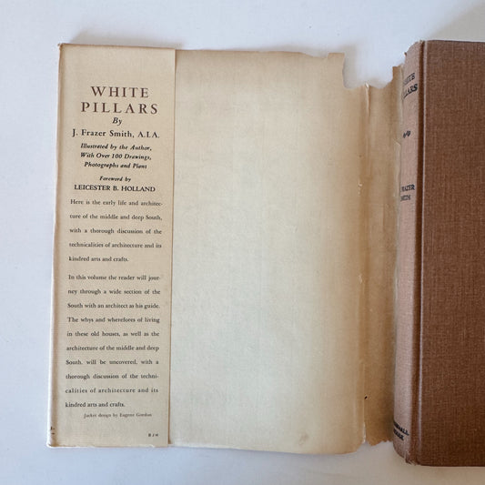 White Pillars, The Architecture of the South, 1941, 100 Drawings and Plans