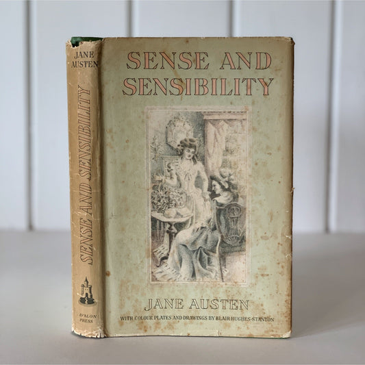 Sense and Sensibility, Jane Austen, 1949 British Edition, Illustrated