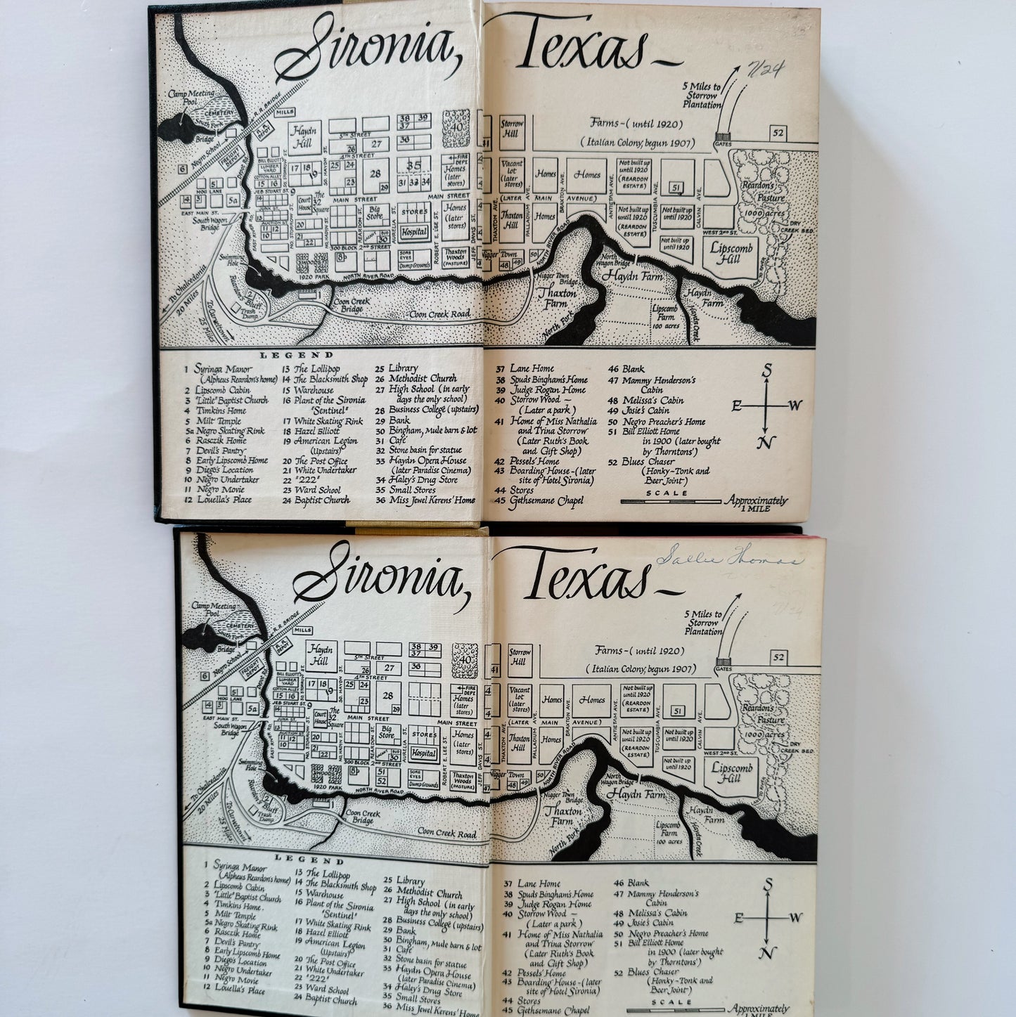 Sironia, Texas, Two-Volume Set, Madison Cooper, 1952