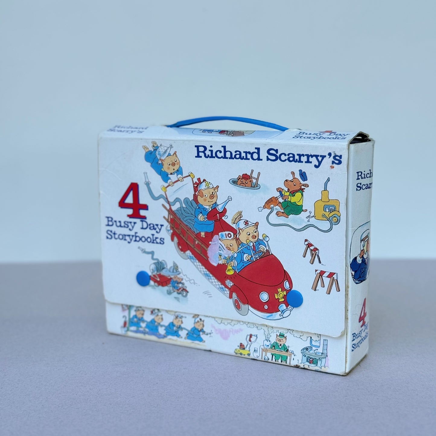 4 Busy Day Storybooks Richard Scarry Box Set 1997