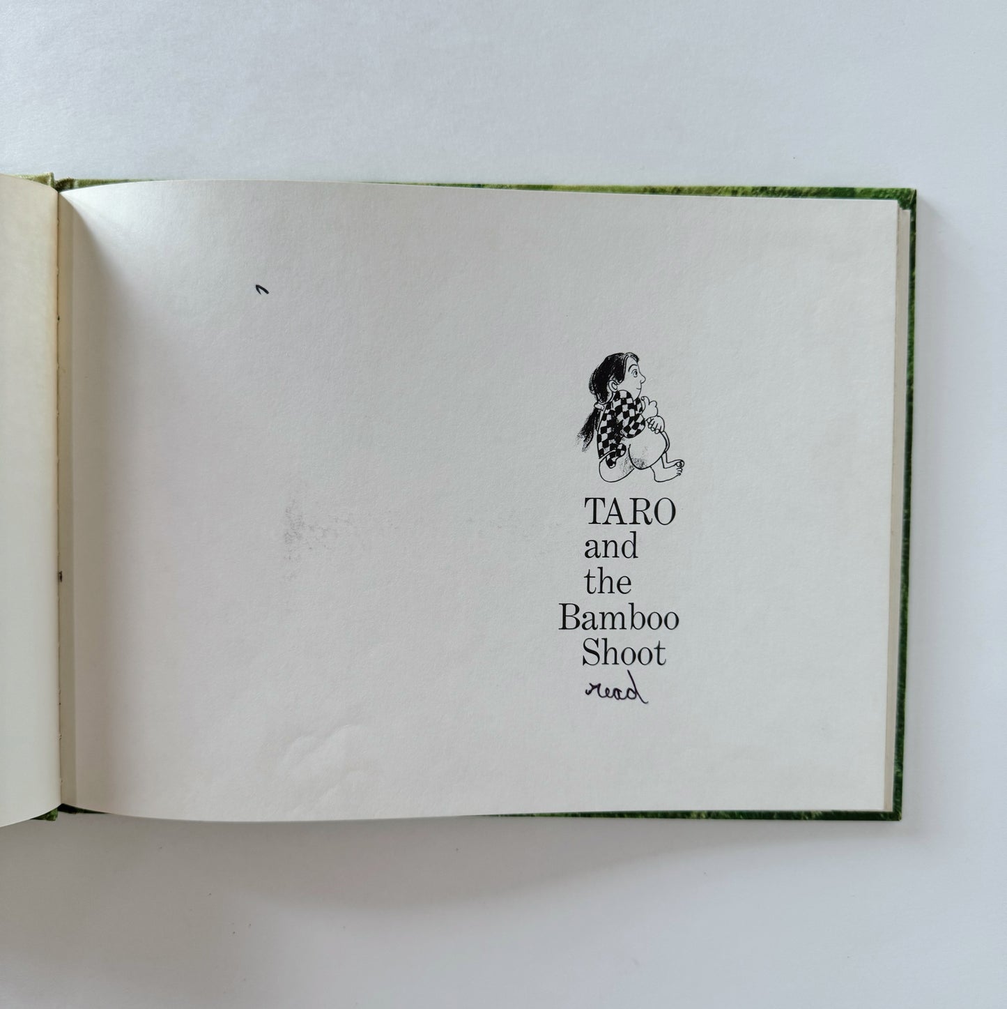 Taro and the Bamboo Shoot, Masako Matsuno, 1964, Hardcover