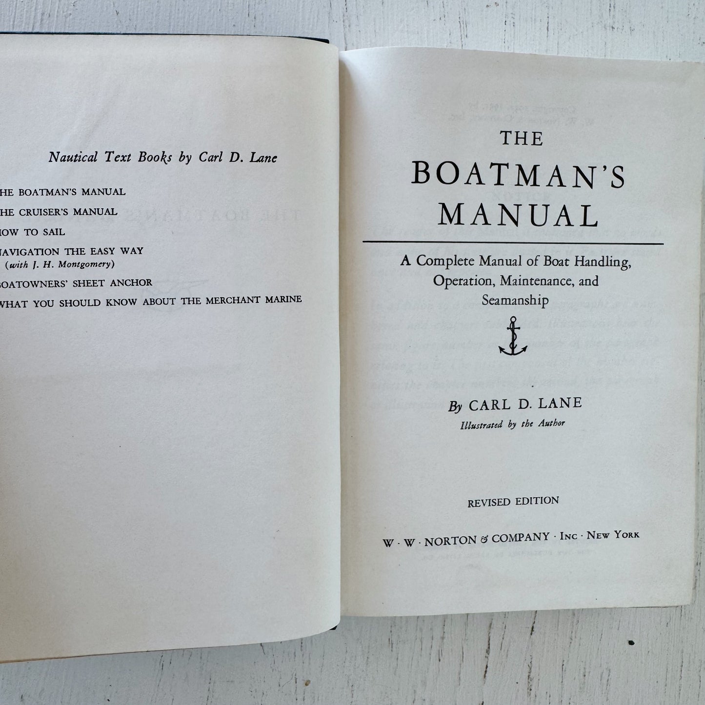 The Boatman's Manual, Boat Handling and Seamanship, Mid Century Hardcover, 1951