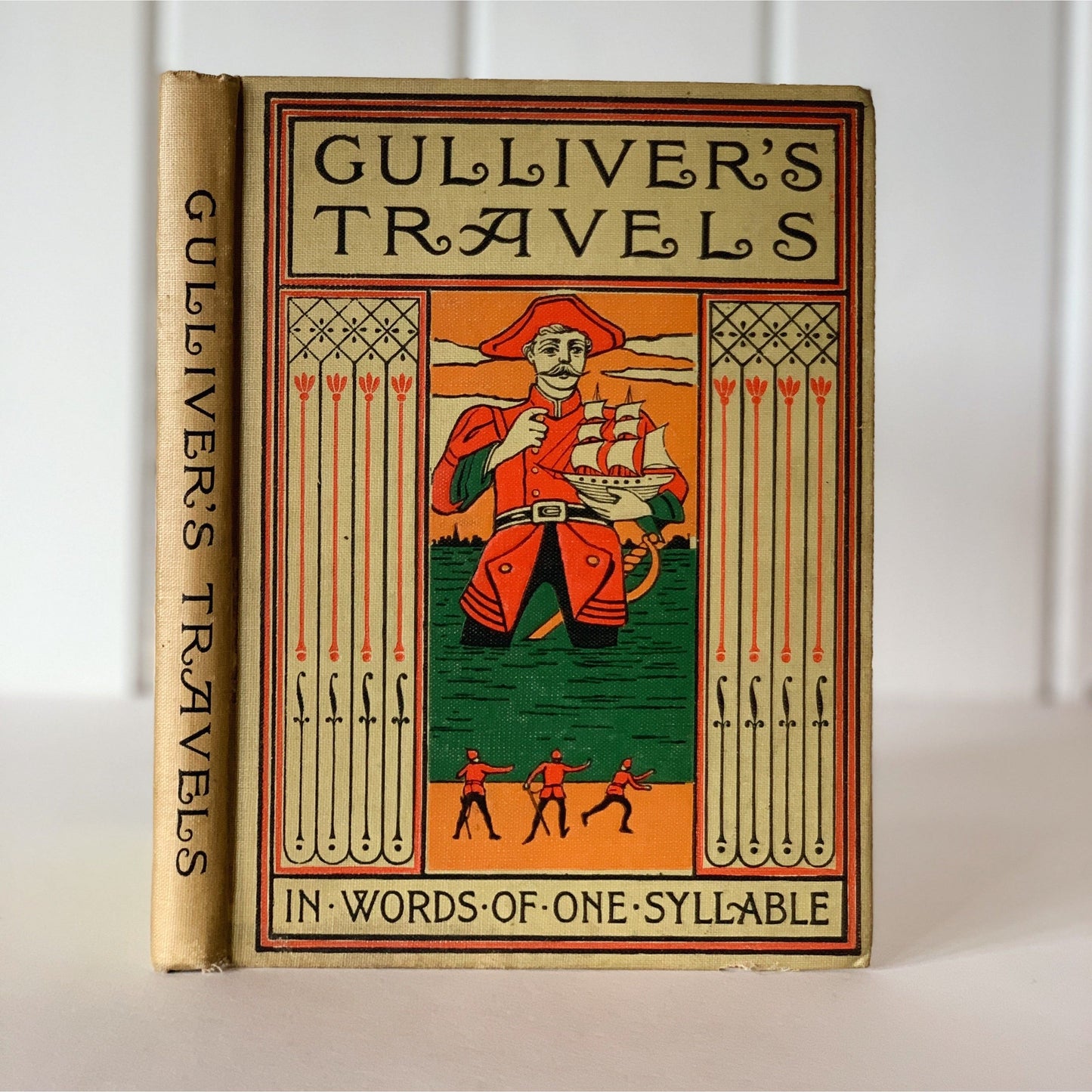 Gulliver's Travels in Words of One Syllable, 1895, Illustrated Antique Children's Book