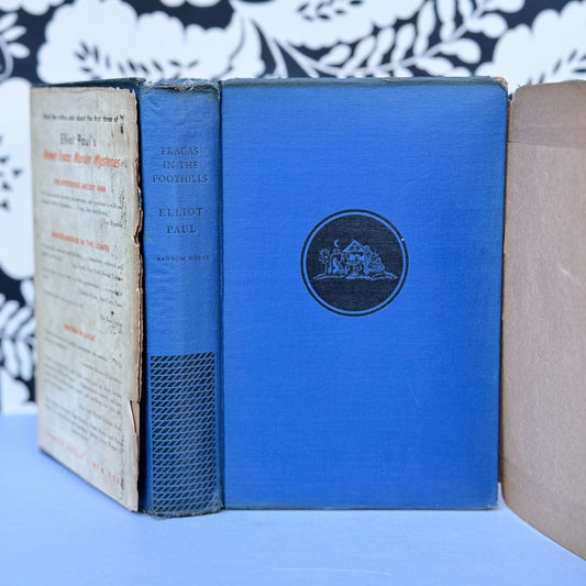 Fracas in the Foothills, Homer Evans Mystery, First Edition, 1940