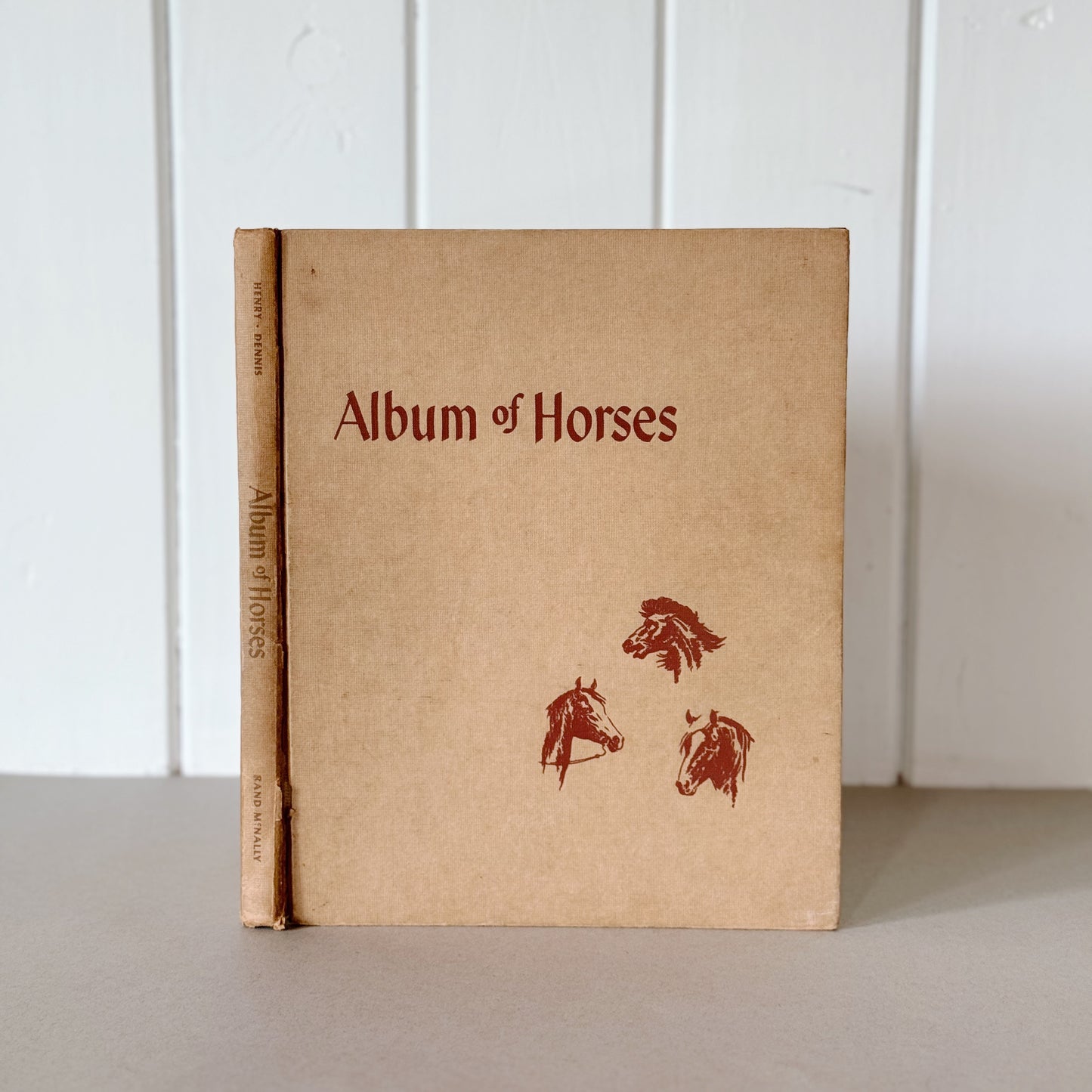 Album of Horses, Marguerite Henry, 1960, Illustrated Children's Guide to Horses