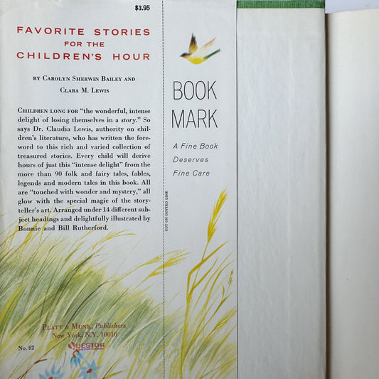 Favorite Stories for the Children's Hour, 1965 Read Aloud Hardcover