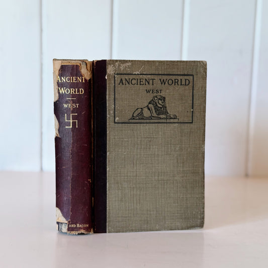 The Ancient World, William Mason West, 1904 Allyn & Bacon School Histories, Illustrated with Maps
