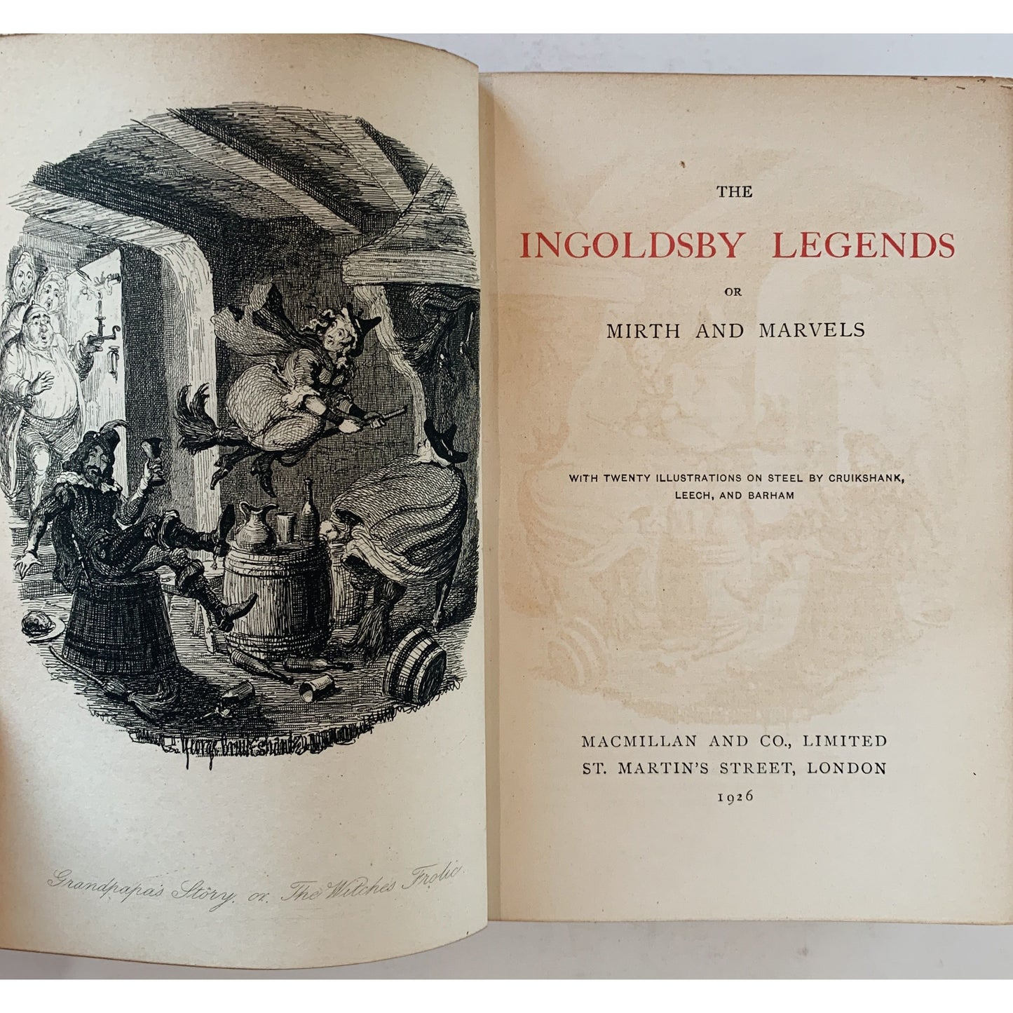 The Ingoldsby Legends, Mirth and Marvels, Illustrated, 1926