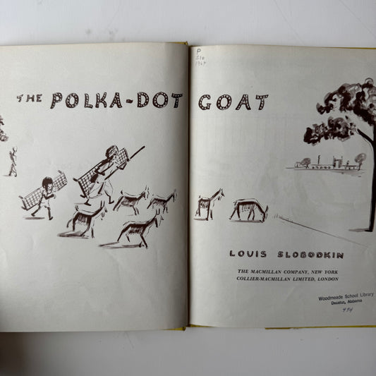 The Polka Dot Goat, Louis Slobodkin, 1966 Hardcover