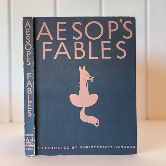 Aesop's Fables, Illustrated by Christopher Sanders, Vintage Hardcover