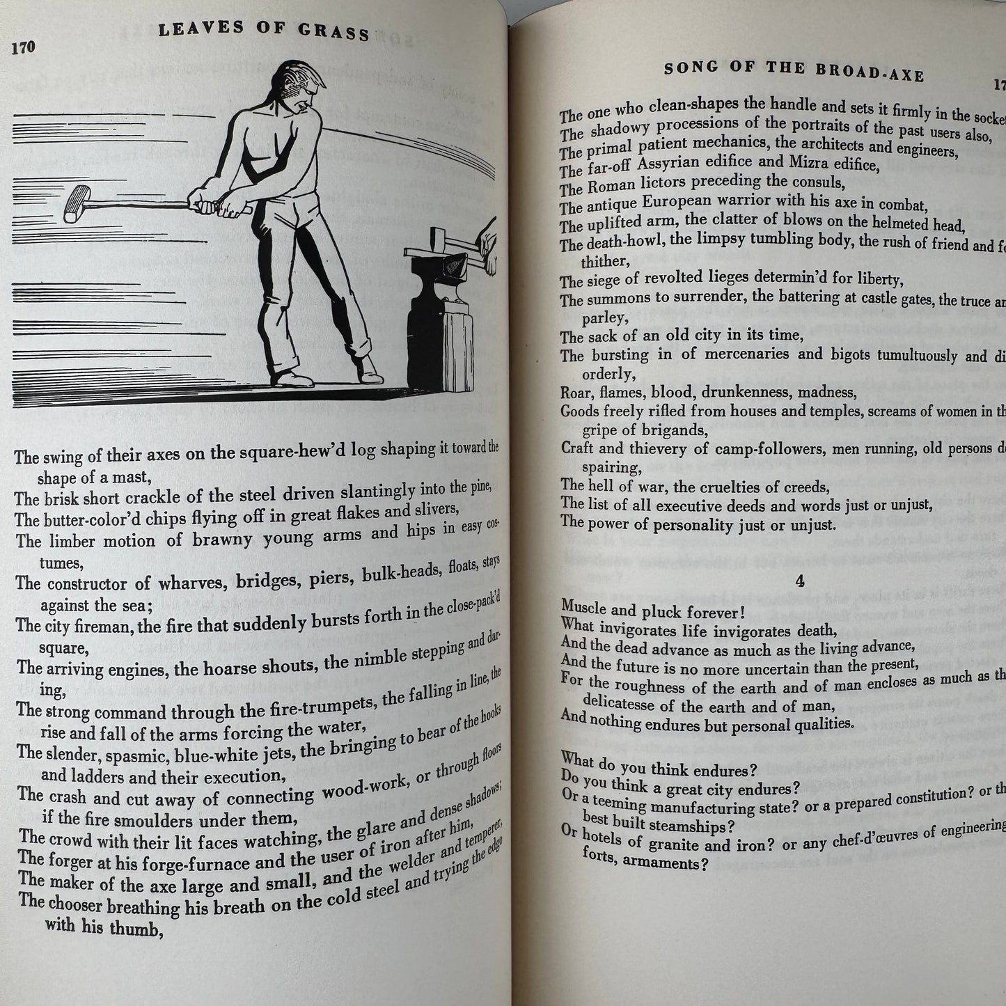 Leaves of Grass, Walk Whitman, Heritage Press, Rockwell Kent Illustrations