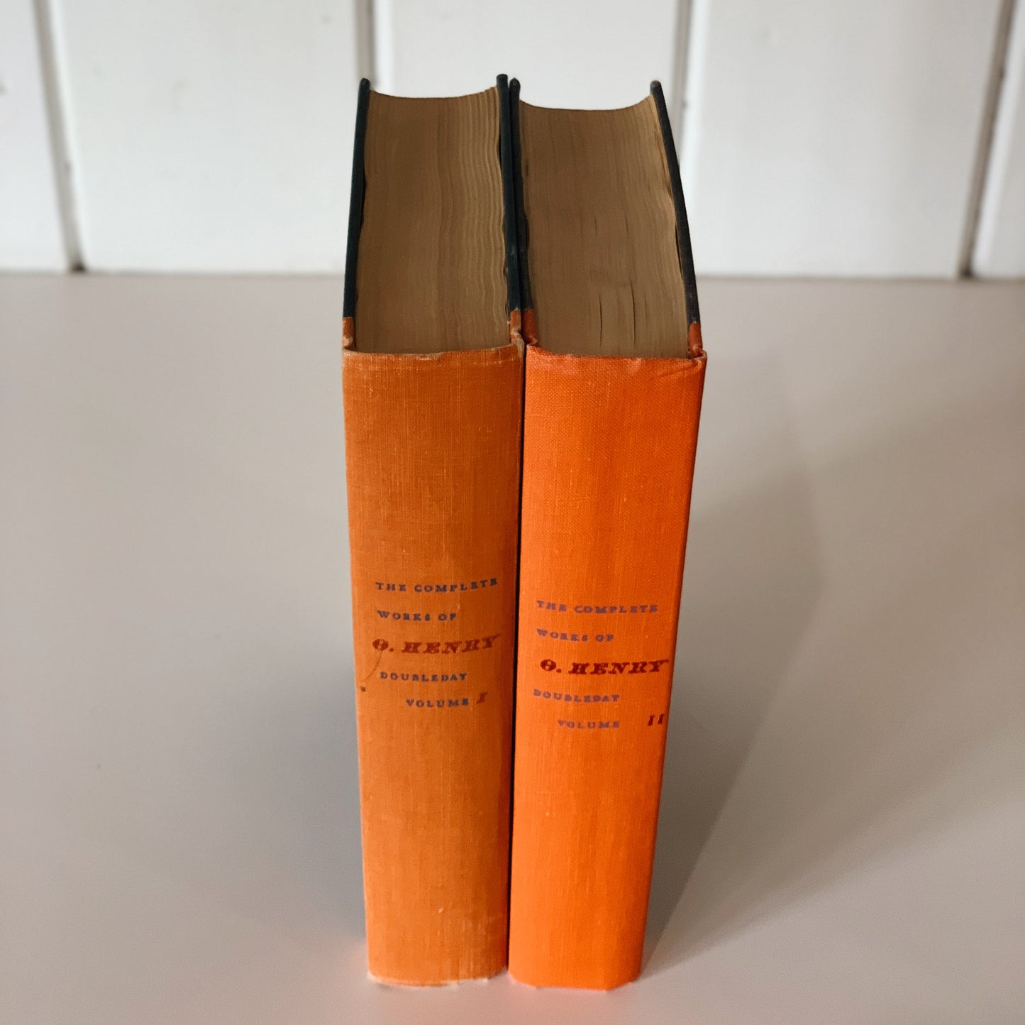 The Complete Works of O. Henry, Volumes 1-2, 1953, Orange Hardcover