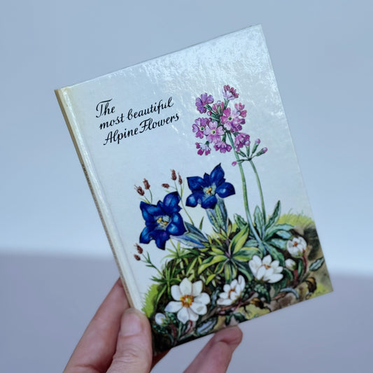 The Most Beautiful Alpine Flowers, Watercolor Botanical Book, Alpine Book Series